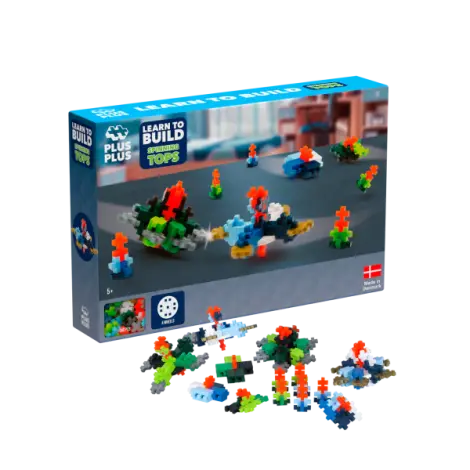 Set constructie Plus-Plus, 240 piese, Invata sa construiesti un titirez