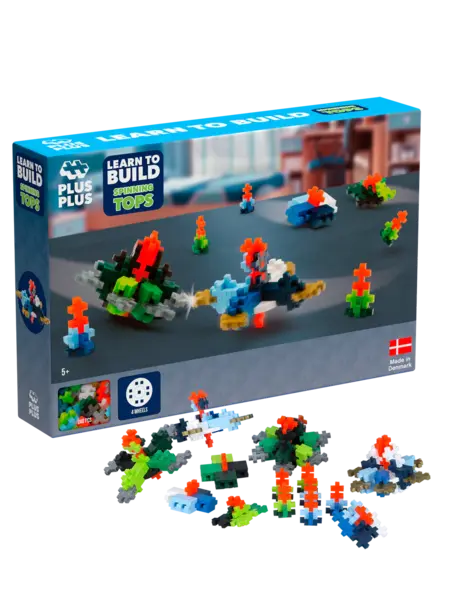 Set constructie Plus-Plus, 240 piese, Invata sa construiesti un titirez