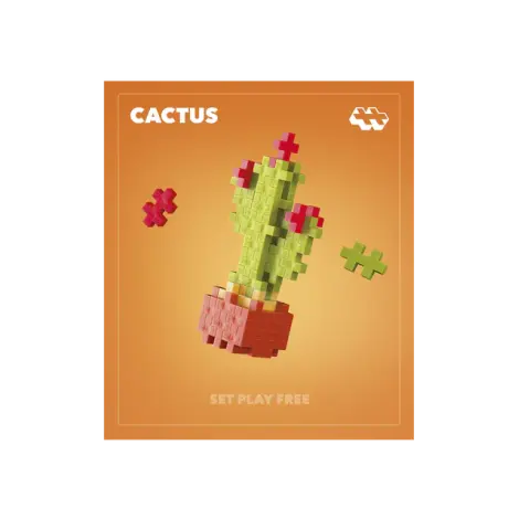 Set constructie Plus-Plus, PLANTE - Cactus