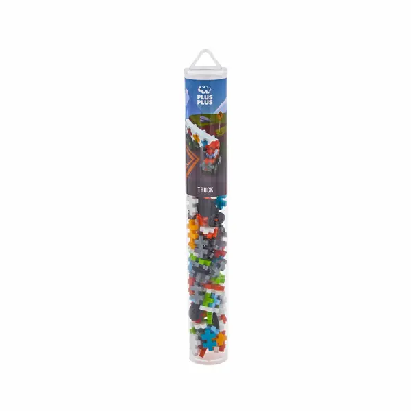 Set constructie Plus-Plus, tub 100 piese, Camion