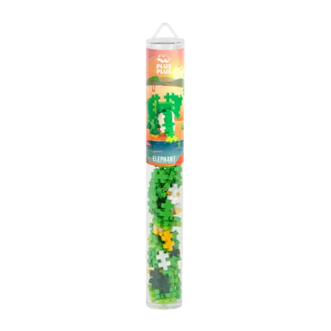 Set constructie Plus-Plus, tub 100 piese, Elefant