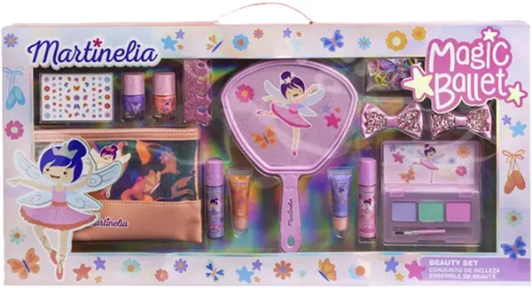 Set cosmetice pentru copii Martinelia Magic Ballet -Trusă de vanity cu accesorii