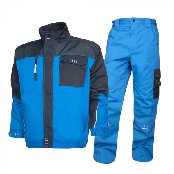 Set costum albastru-negru cu pantaloni de lucru in talie, Ardon 4TECH 3XL, 50, ALBASTRU-NEGRU