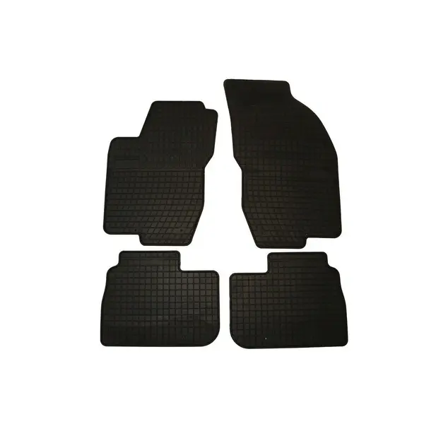 Set covorase auto din cauciuc Alfa Romeo 156 1997-2006, presuri FROGUM, negre, 4 buc