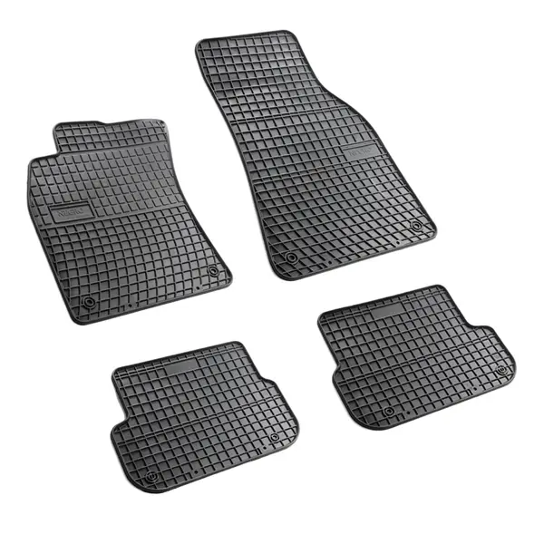 Set covorase auto din cauciuc Audi A6 (C6) FACELIFT 2006-2011, presuri FROGUM, negre, 4 buc.