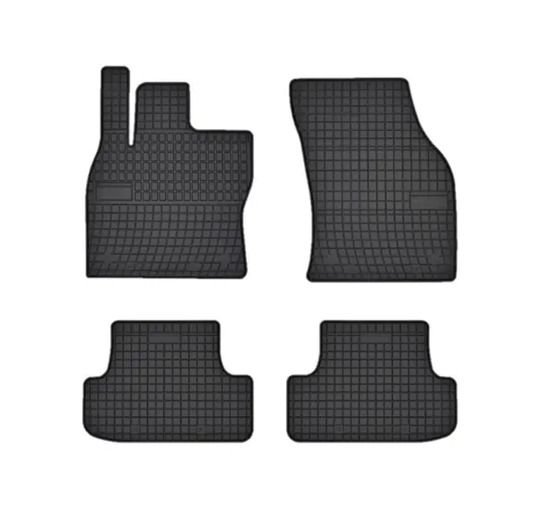 Set covorase auto din cauciuc Audi Q2 2016-2020, presuri FROGUM, Negru