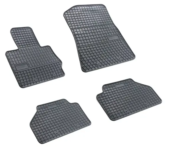 Set covorase auto din cauciuc BMW X3 F25 2010-2017, presuri FROGUM, negre, 4 buc.