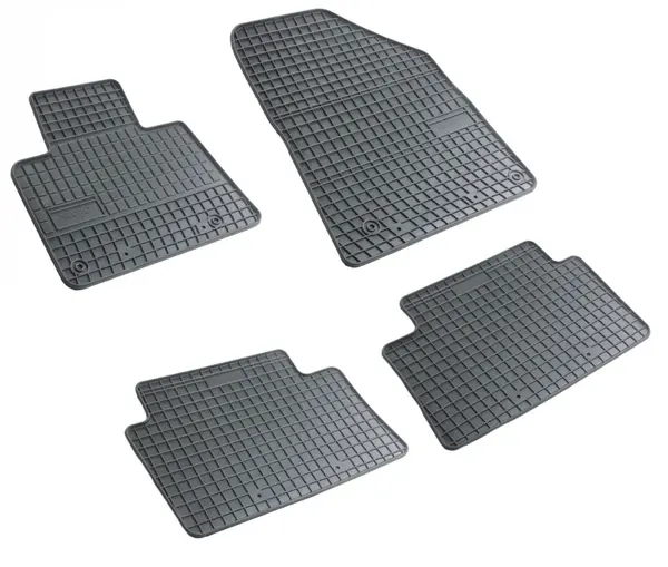 Set covorase auto din cauciuc Citroen C5 2 2008-2017, presuri FROGUM, negre, 4 buc.