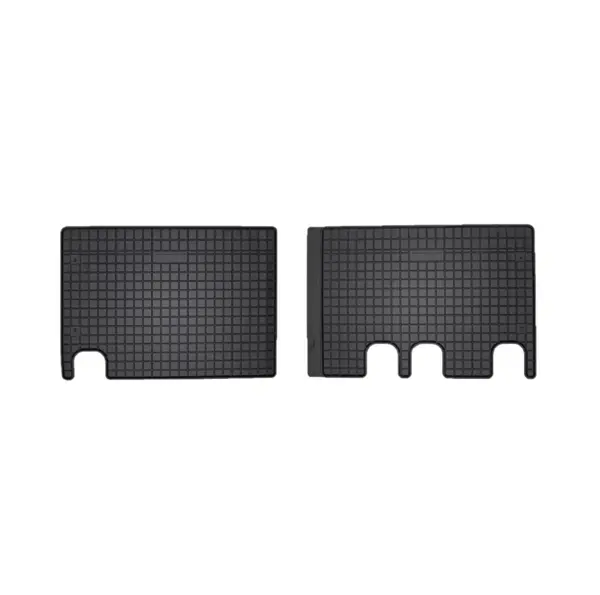 Set covorase auto din cauciuc Citroen Jumpy 3 2016- prezent, randul 2, presuri FROGUM, Negru