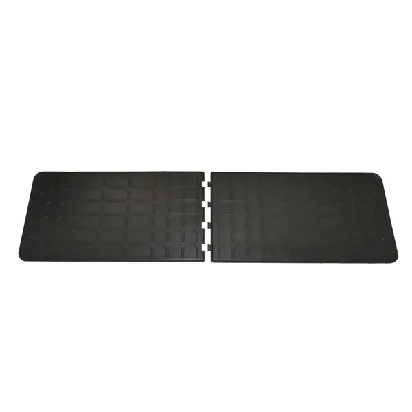 Set covorase auto din cauciuc Flexmat Universale culoare Negru, presuri FROGUM, 2 buc., covorase pasaj spate 39.2 X 73.5 cm