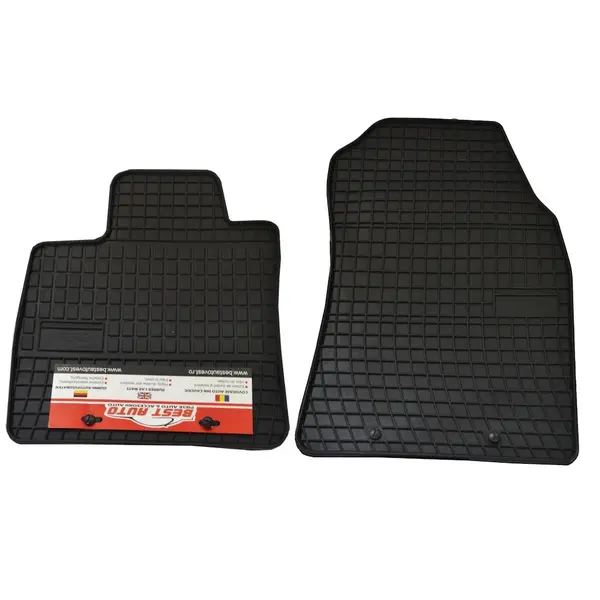 Set covorase auto din cauciuc Ford Courier 2014-, presuri FROGUM, negre, 2 buc.