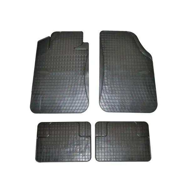 Set covorase auto din cauciuc Mat 3 Universale culoare Negru, presuri FROGUM, 4 buc.