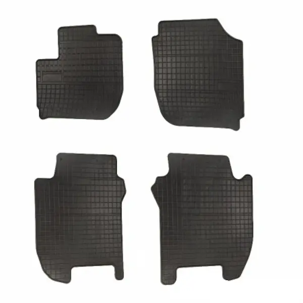Set covorase auto din cauciuc Mazda 2 (III) din 2014-, presuri FROGUM, negre, 4 buc.