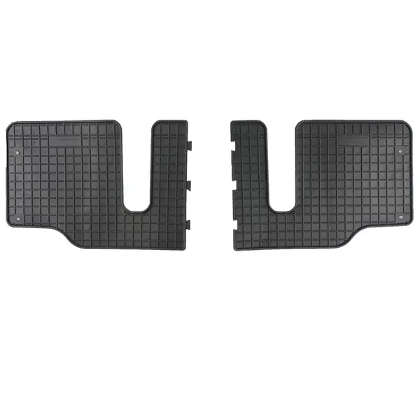 Set covorase auto din cauciuc Mazda 5 din 2005-2010 Premacy 2005-2010 Randul Al Treilea de scaune, presuri FROGUM, negre, 2 buc.