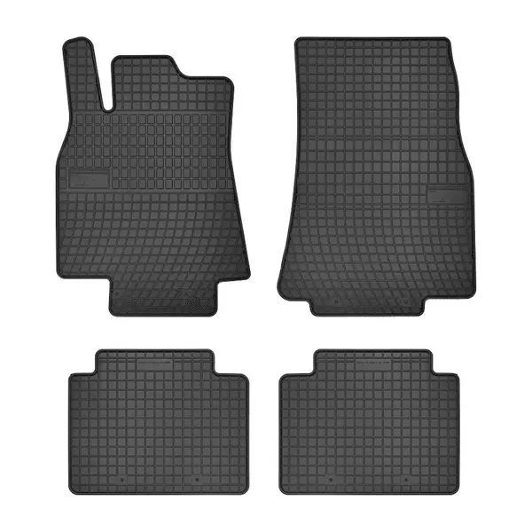 Set covorase auto din cauciuc Mercedes Clasa B T245 2005-2011, presuri FROGUM, negre, 4 buc.
