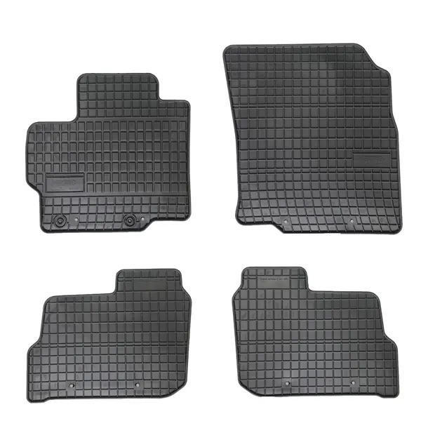 Set covorase auto din cauciuc Mitsubishi Space Star Mirage 2013-, presuri FROGUM, negre, 4 buc.