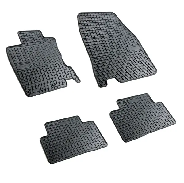 Set covorase auto din cauciuc Nissan Qashqai 2 2013-2021, presuri FROGUM, negre, 4 buc.