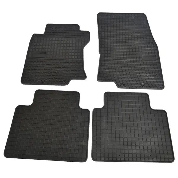Set covorase auto din cauciuc Nissan X-Trail 3 2013-2021, presuri FROGUM, negre, 4 buc.