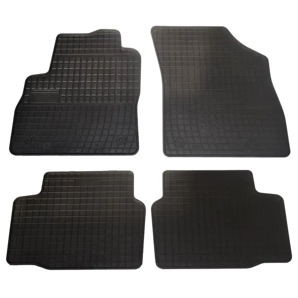Set covorase auto din cauciuc Opel Astra K 2015-2021, presuri FROGUM, negre, 4 buc