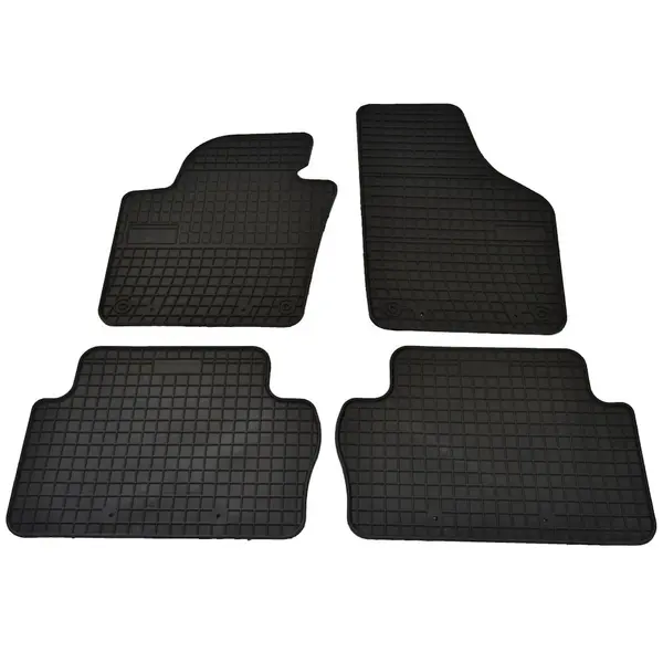 Set covorase auto din cauciuc Seat Alhambra 2 2010-2020 Vw Sharan 5 locuri 2010-, presuri FROGUM, negre, 4 buc.