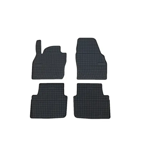 Set covorase auto din cauciuc Skoda Kamiq 2019- prezent, presuri FROGUM, Negru
