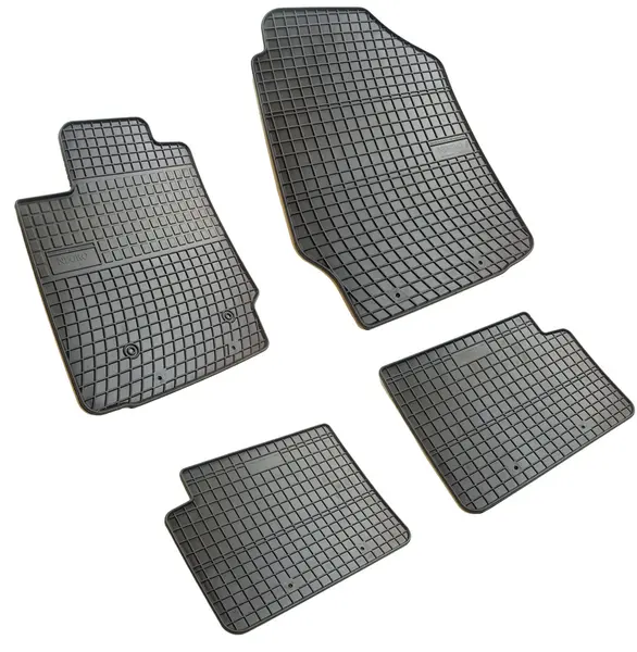 Set covorase auto din cauciuc Toyota Corrola E12 2002-2007, presuri FROGUM, negre, 4 buc.