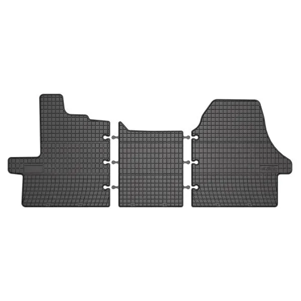 Set covorase cauciuc, 3 Buc , 1 rand Fata, Negru, Pentru: Citroen Jumper Ii 2006-, Bus Delivery Van