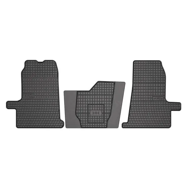 Set covorase cauciuc, 3 Buc , Fata, Negru, Pentru: Ford Tourneo Connect, Transit, Transit Connect, Transit Tourneo 2000-2014, Bus Van