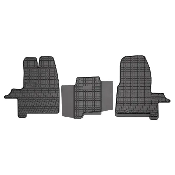 Set covorase cauciuc, 3 Buc , Fata, Negru, Pentru: Ford Transit Custom V362 2012-, Van