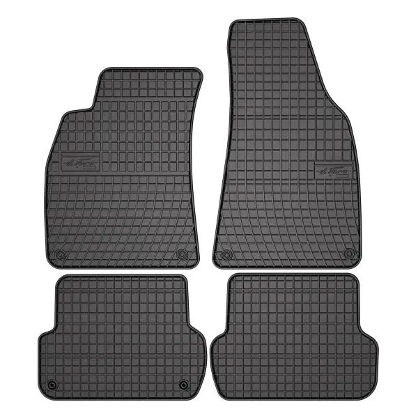 Set covorase cauciuc, 4 Buc , Fata Spate, Pentru: Audi A4 B6, A4 B7; Seat Exeo, Exeo St 2000-2013, Berlina