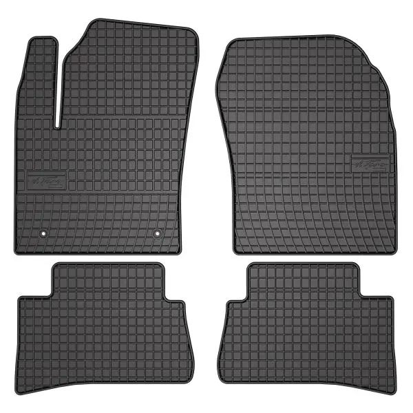 Set covorase cauciuc 4 piese BASIC, fata spate negru, potrivit TOYOTA C-HR 10.16-, SUV