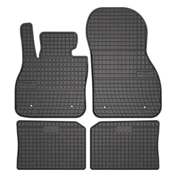 Set covorase cauciuc 4 piese BASIC, fata spate negru, potrivit MINI COUNTRYMAN (R60) 08.10-10.16