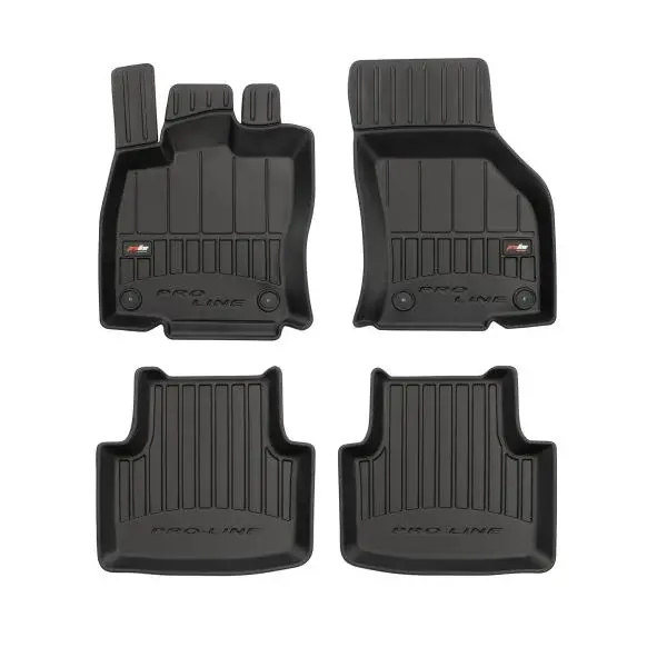 Set covorase cauciuc 4 piese proLine 3D, fata spate negru, potrivit VW PASSAT ALLTRACK B8, PASSAT B8 08.14- break