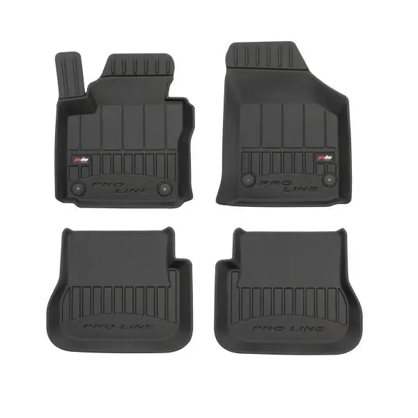 Set covorase cauciuc 4 piese proLine 3D, fata spate negru, potrivit VW CADDY III, CADDY III MINIVAN 03.04-05.15, break
