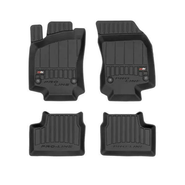 Set covorase cauciuc 4 piese proLine 3D, fata spate negru, potrivit OPEL ASTRA H, ASTRA H CLASSIC, ASTRA H GTC 01.04-, Cabriolet Hatchback berlina break