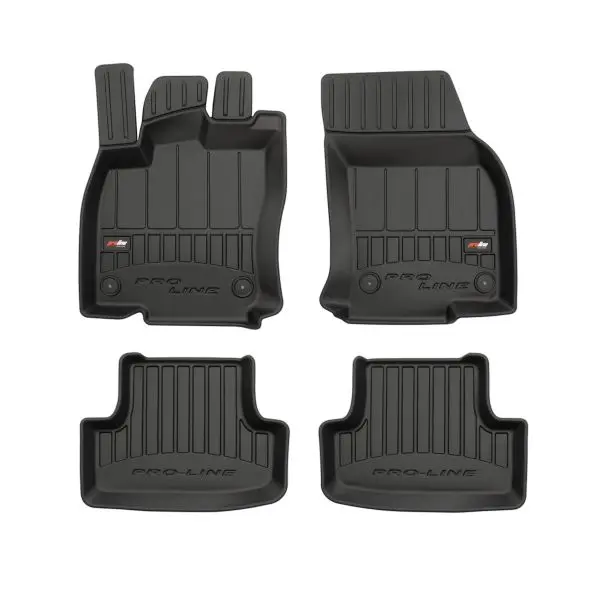 Set covorase cauciuc 4 piese proLine 3D, fata spate negru, potrivit AUDI Q2 06.16-, SUV
