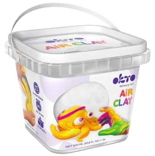 Set creatie - Air Clay, White | Okto Clay