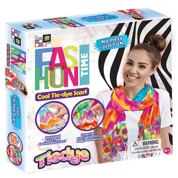 Set creatie AM-AV esarfa de colorat Fashion Time