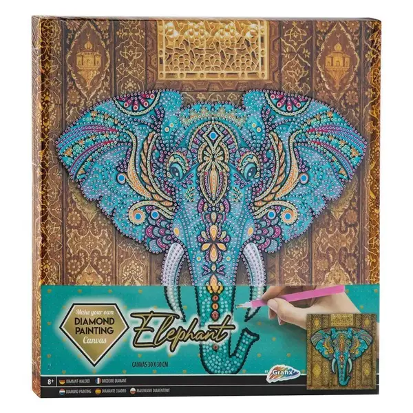 Set creatie tablou cu diamante Grafix Diamond Painting 30x30 cm