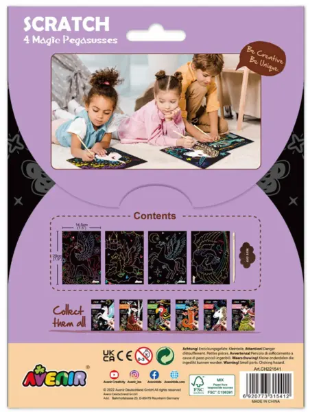 Set creativ - 4 cai inaripati pegas | Avenir