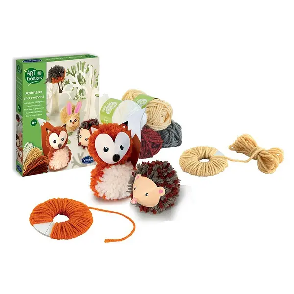 Set creativ - Animale cu pompoane | Sentosphere