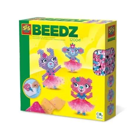 Set creativ Beedz - Margele de calcat Animale balerine