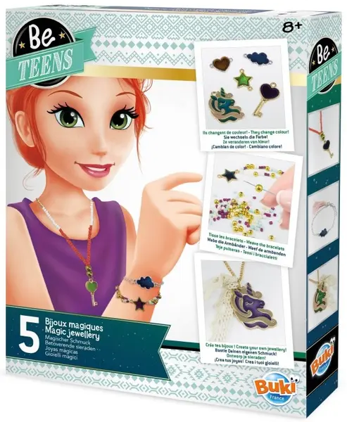 Set creativ Buki Be Teens - Confectioneaza-ti singur bijuterii magice