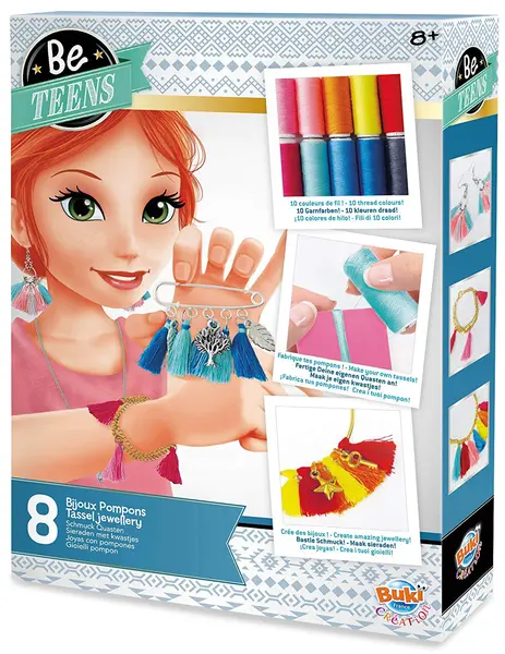 Set creativ Buki Be Teens - Fa-ti singur bijuterii pompoase