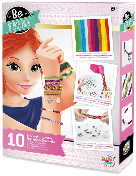 Set creativ Buki Be Teens - Fa-ti singur bratari pentru prieteni