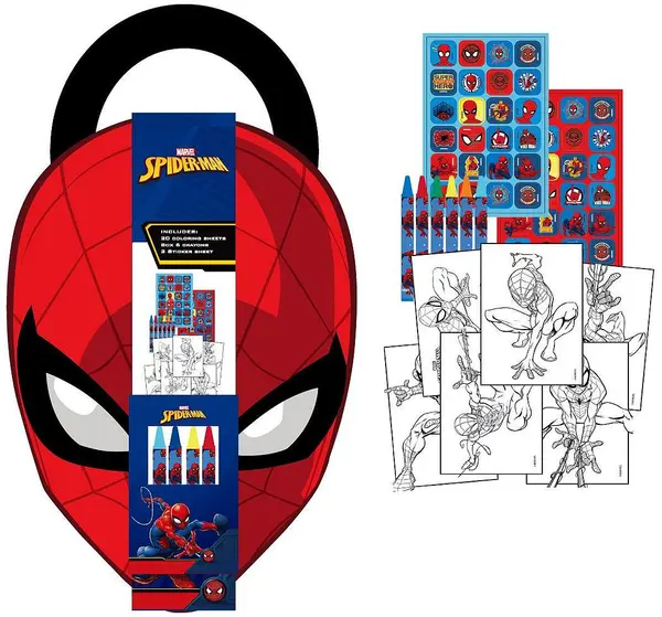 Set creativ Cerda Spider-Man - Cu pasteluri și stickere