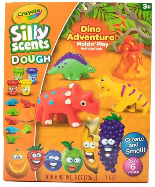 Set creativ Crayola - Modelin parfumat, dinozauri, 226 g