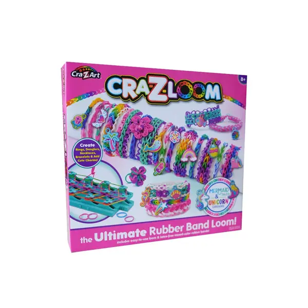 Set creativ CrazArt bratari cu unicorni si sirene