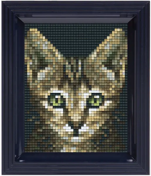Set creativ cu cadru și pixeli Pixelhobby - Pisică, Pixel Classic