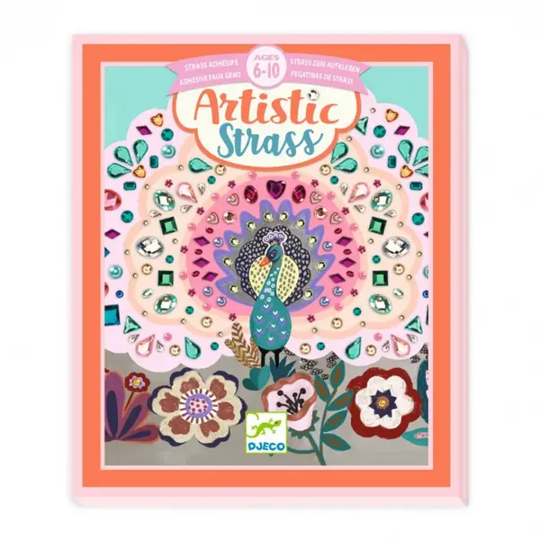 Set creativ cu strasuri Frumusete salbatica-Creeaza felicitari elegante,+6 ani